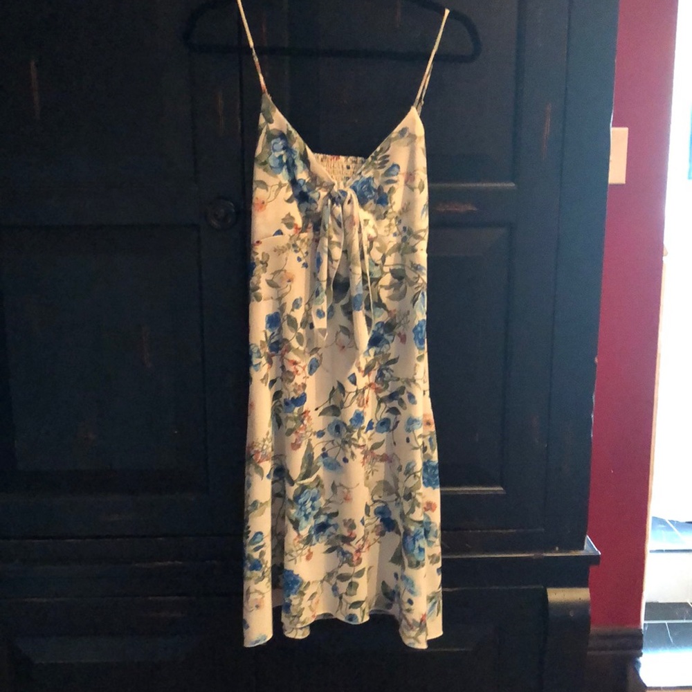 Off white floral dress